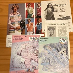 Vintage Crochet Apparel and Accessory Patterns